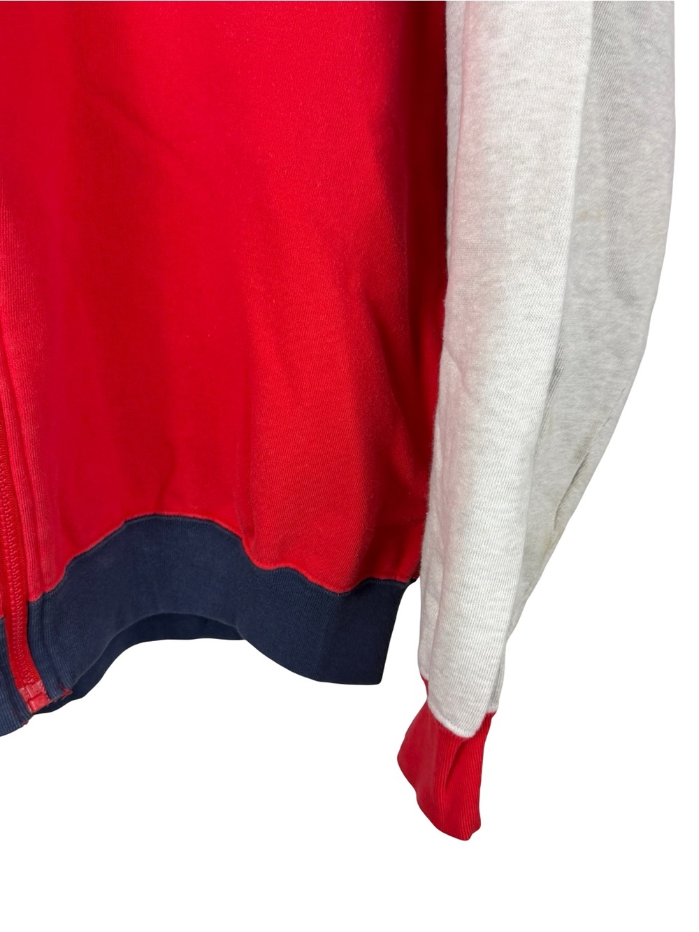 Vintage 1980s Mickey Mouse Disney Cartoon Full Zip Red Hoodie Size XL - Picture 5 of 9